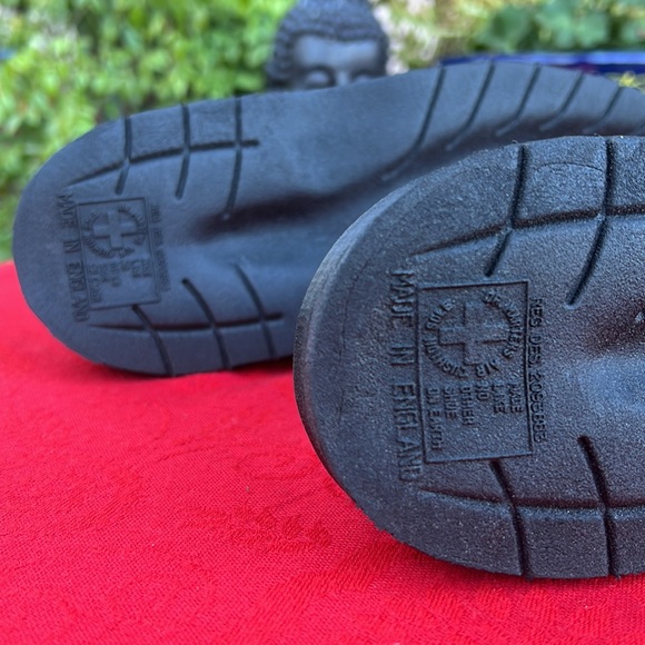 🏴󠁧󠁢󠁥󠁮󠁧󠁿 Dr. Martens MIE Floral Cut Out Platform Slides / Mules UK 8 🌺 - Picture 7 of 17